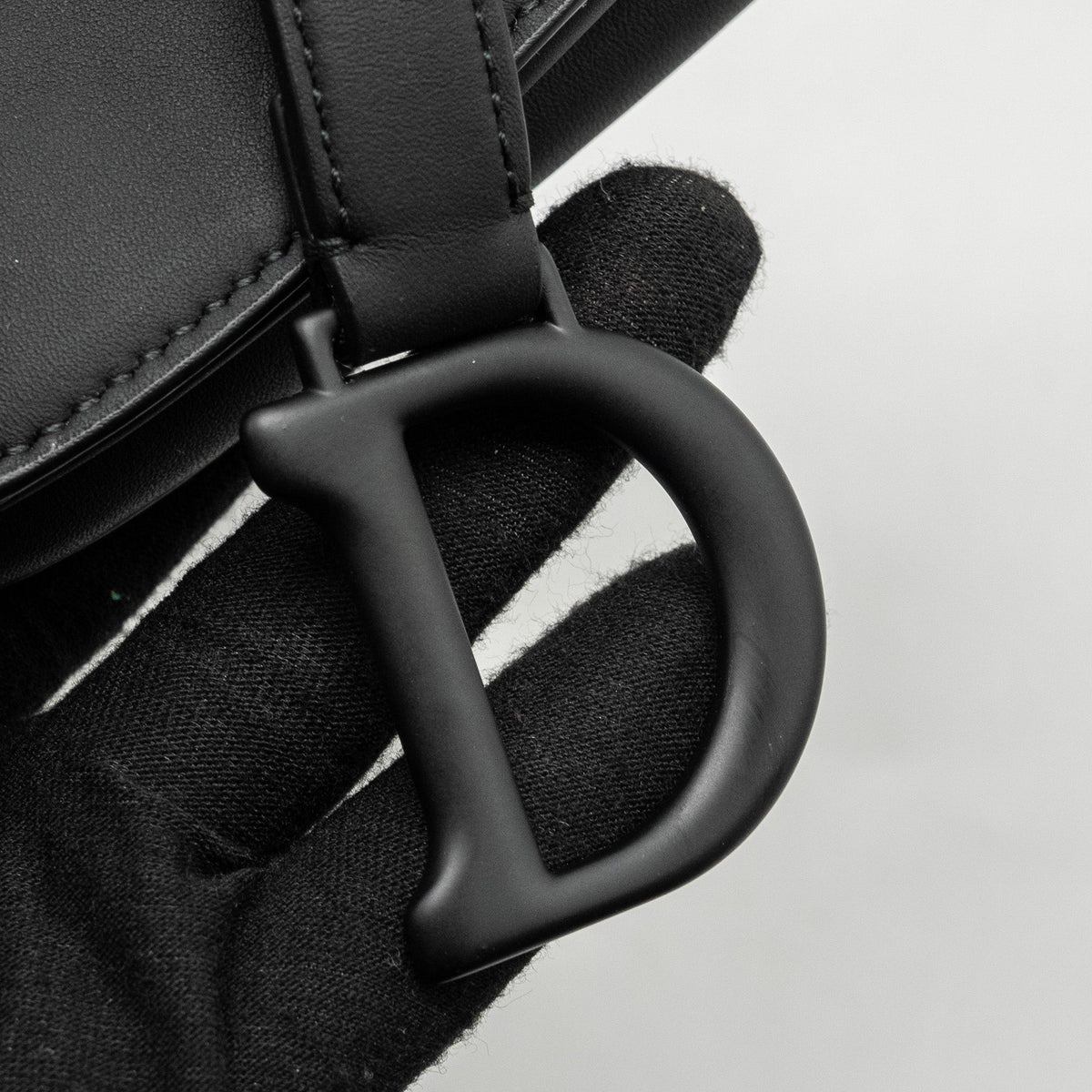 DIOR MINI SADDLE BAG CALFSKIN SO BLACK