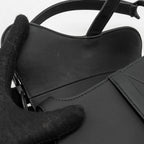 DIOR MINI SADDLE BAG CALFSKIN SO BLACK