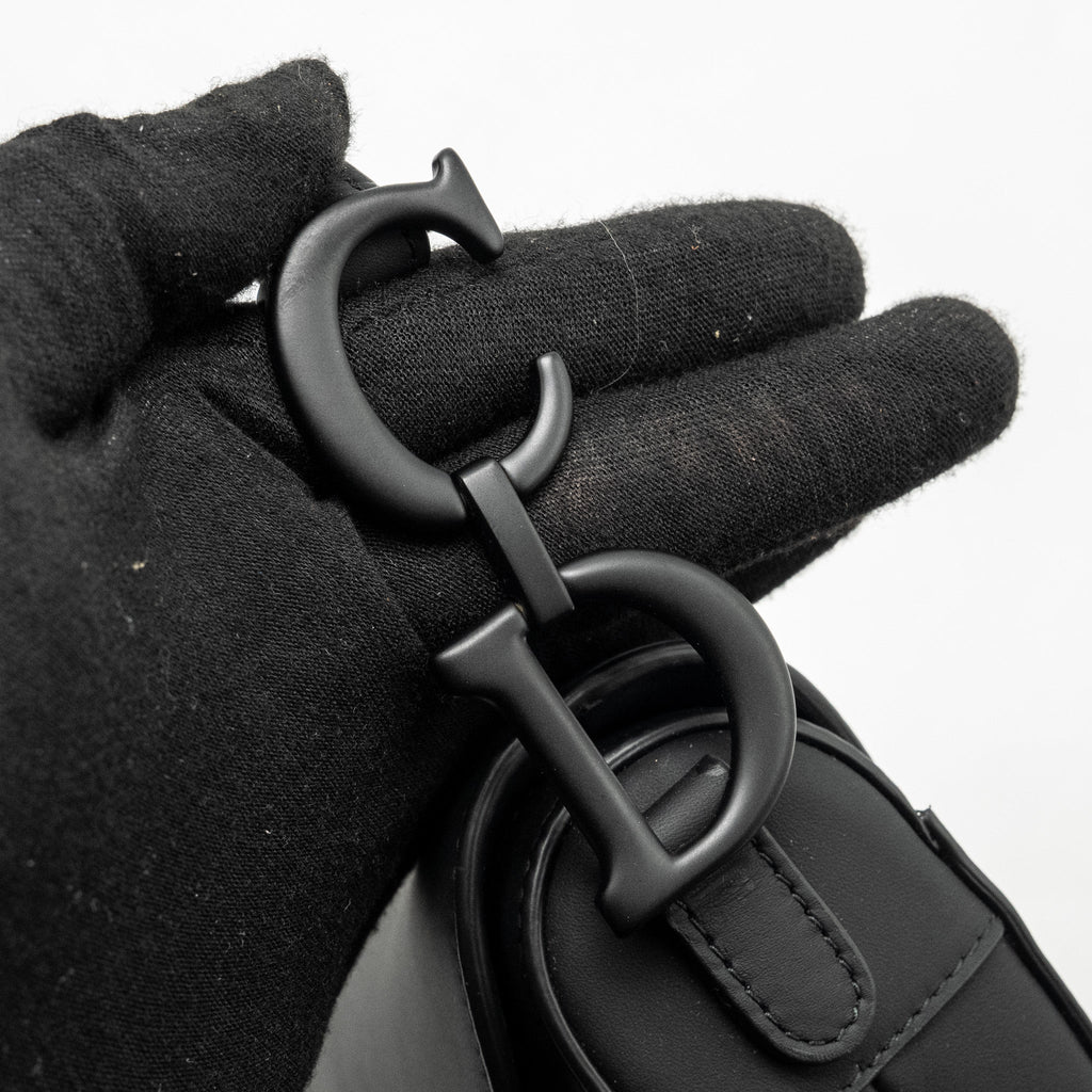 DIOR MINI SADDLE BAG CALFSKIN SO BLACK