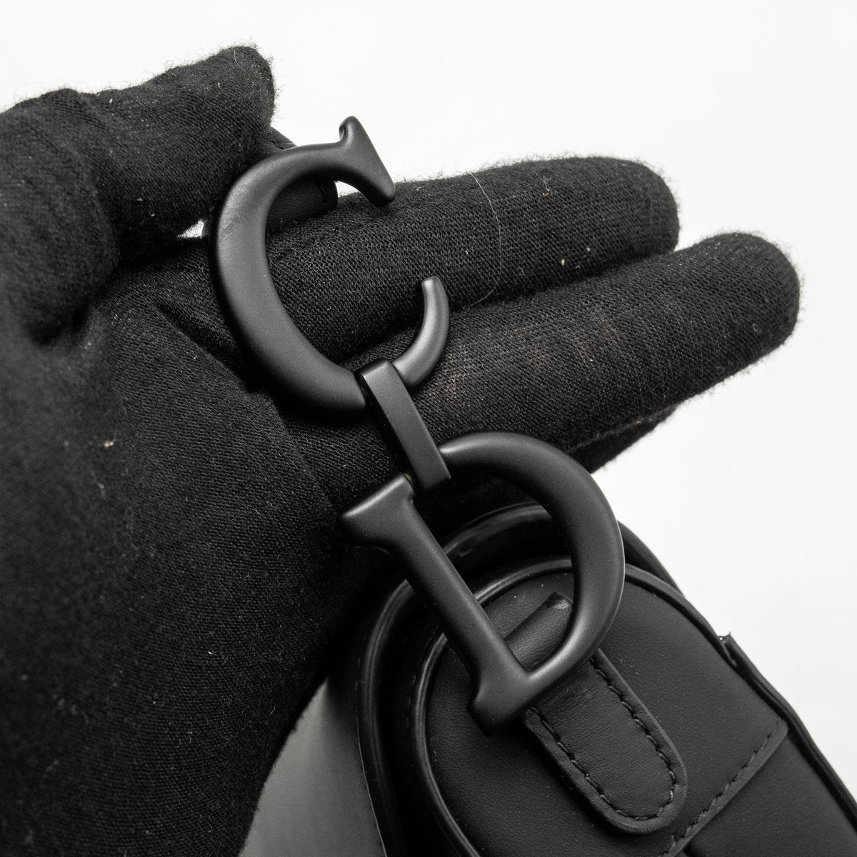 DIOR MINI SADDLE BAG CALFSKIN SO BLACK