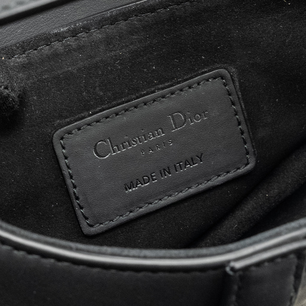 DIOR MINI SADDLE BAG CALFSKIN SO BLACK