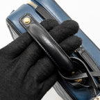 CHANEL SMALL FILIGREE VANITY CAMERA BAG CAVIAR NAVY/BLACK GHW