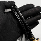 CHANEL MINI KELLY SHOPPING TOTE BAG CALFSKIN BLACK GHW (MICROCHIP)