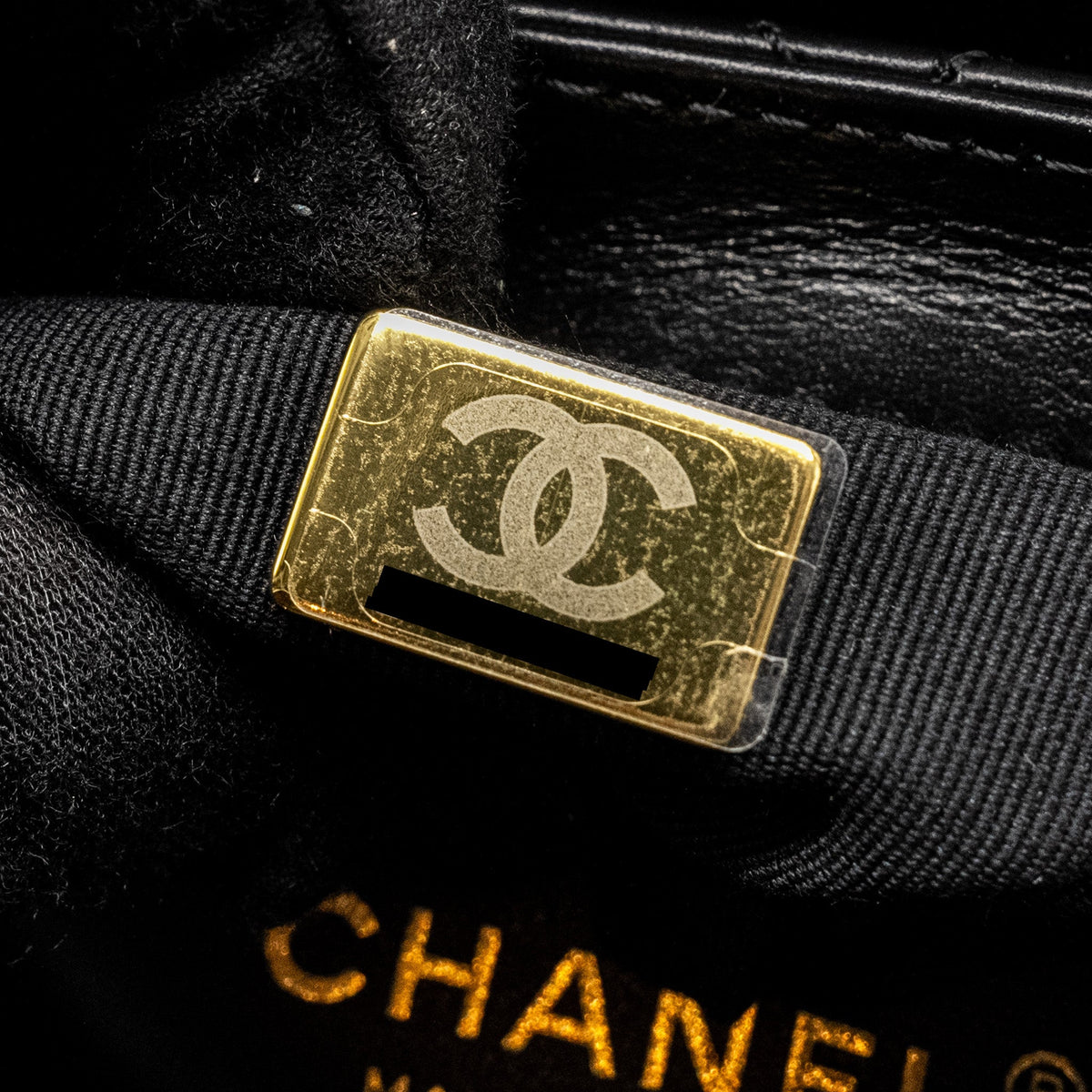 CHANEL MINI KELLY SHOPPING TOTE BAG CALFSKIN BLACK GHW (MICROCHIP)