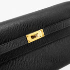 Hermes Classic Kelly To Go Epsom Black GHW