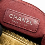 CHANEL SMALL GABRIELLE HOBO BAG METALLIC GOATSKIN DARK GOLD/BRONZE WITH MULTICOLOUR HARDWARE