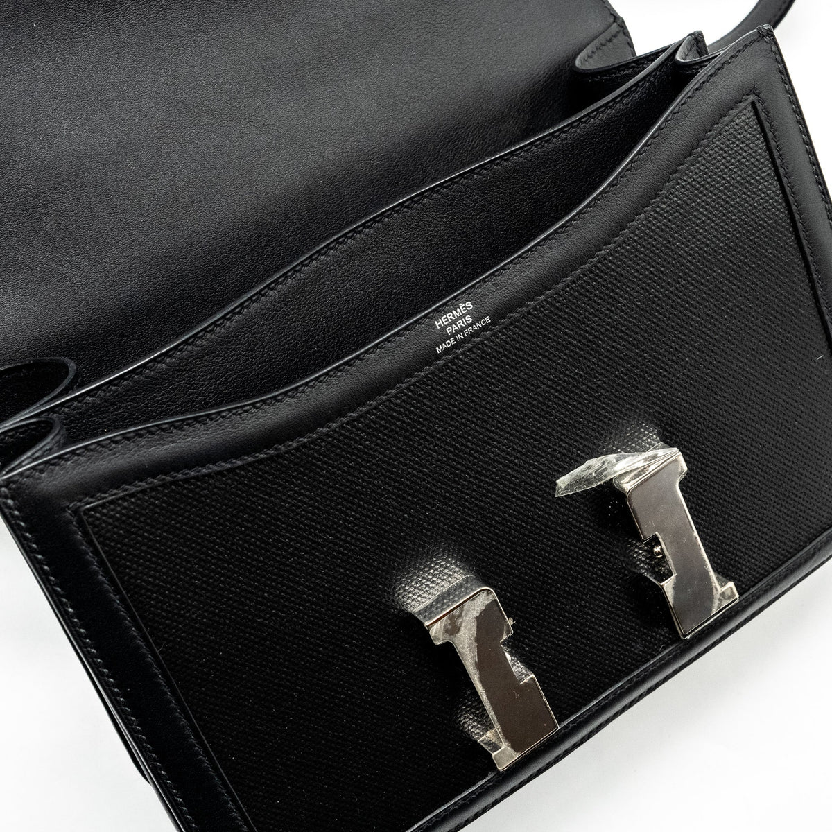 HERMES CONSTANCE 24 TOILE H BERLINE/PLUME/SWIFT BLACK SHW