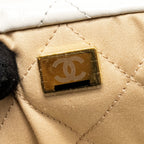 CHANEL MEDIUM 22 BAG CALFSKIN WHITE GHW (MICROCHIP)