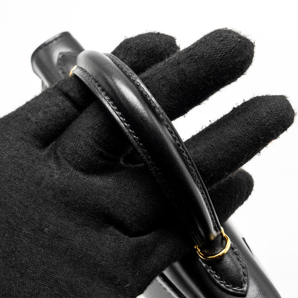 HERMES MINI KELLY TADELAKT BLACK GHW