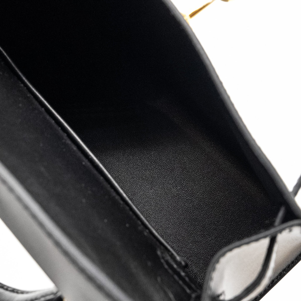 HERMES MINI KELLY TADELAKT BLACK GHW