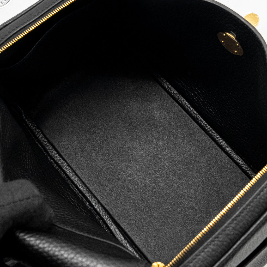 Hermes Lindy 26 Clemence Black GHW