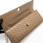 BOTTEGA VENETA ANDIAMO CLUTCH LAMBSKIN PINECONE GHW