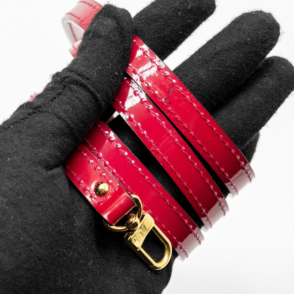 LOUIS VUITTON ALMA BB PATENT RED GHW