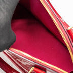 LOUIS VUITTON ALMA BB PATENT RED GHW
