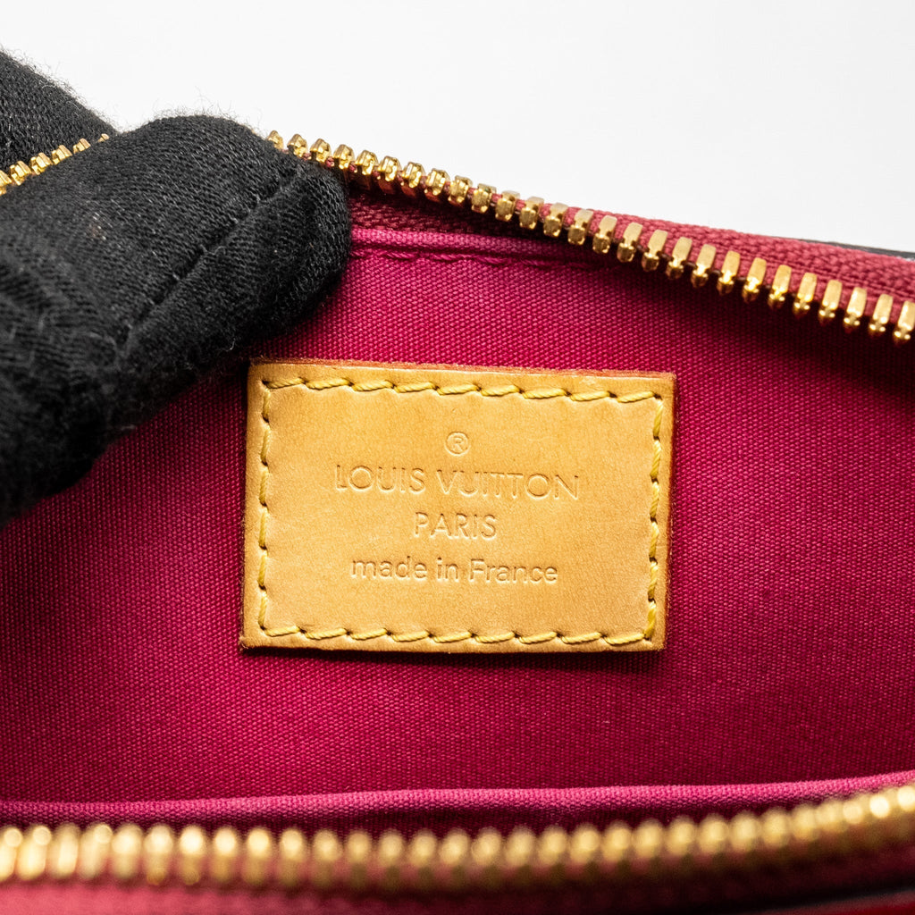 LOUIS VUITTON ALMA BB PATENT RED GHW