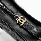 CHANEL SMALL GABRIELLE HOBO BAG CALFSKIN BLACK MULTICOLOUR HARDWARE