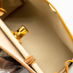 Hermes Herbag 31 zip bag canvas / hunter beton / natural sable GHW