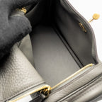 HERMES MINI LINDY CLEMENCE GRIS MEYER GHW