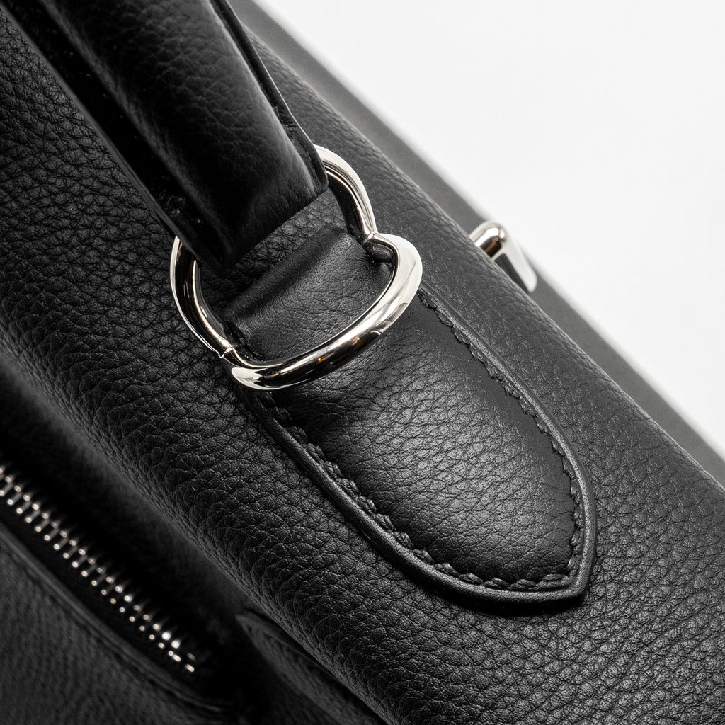 HERMES KELLY MAXI 42 TOGO BLACK SHW