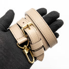 LOUIS VUITTON ONTHEGO PM BICOLOUR MONOGRAM EMPREINTE LEATHER TOURTERELLE/CREME GHW