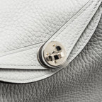Hermes Mini Lindy Clemence Blue Pale SHW