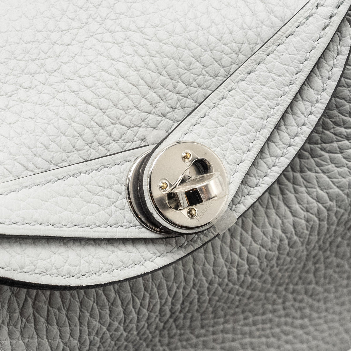 Hermes Mini Lindy Clemence Blue Pale SHW