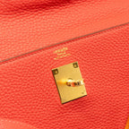 Hermes Kelly 32 Clemence T5 Rose Jaipur GHW