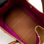 HERMES GARDEN PARTY 36 CANVAS/NEGONDA DUNE-MAGNOLIA/GOLD SHW