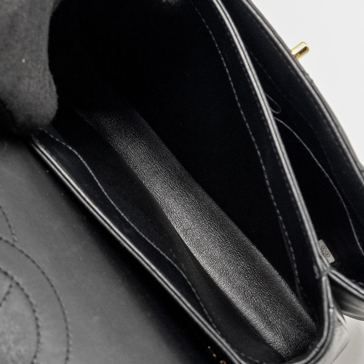 CHANEL SMALL TRENDY CC FLAP BAG LAMBSKIN BLACK GHW