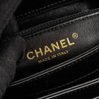 CHANEL SMALL TRENDY CC FLAP BAG LAMBSKIN BLACK GHW