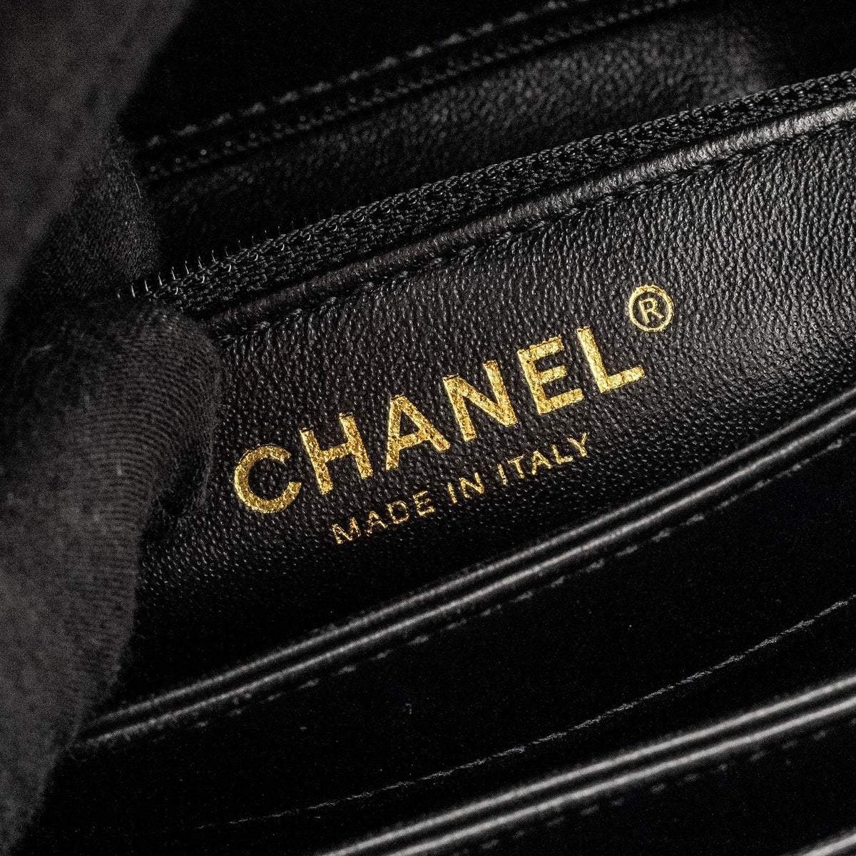 CHANEL SMALL TRENDY CC FLAP BAG LAMBSKIN BLACK GHW