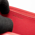 CHANEL CLASSIC WALLET ON CHAIN CAVIAR PINK GHW