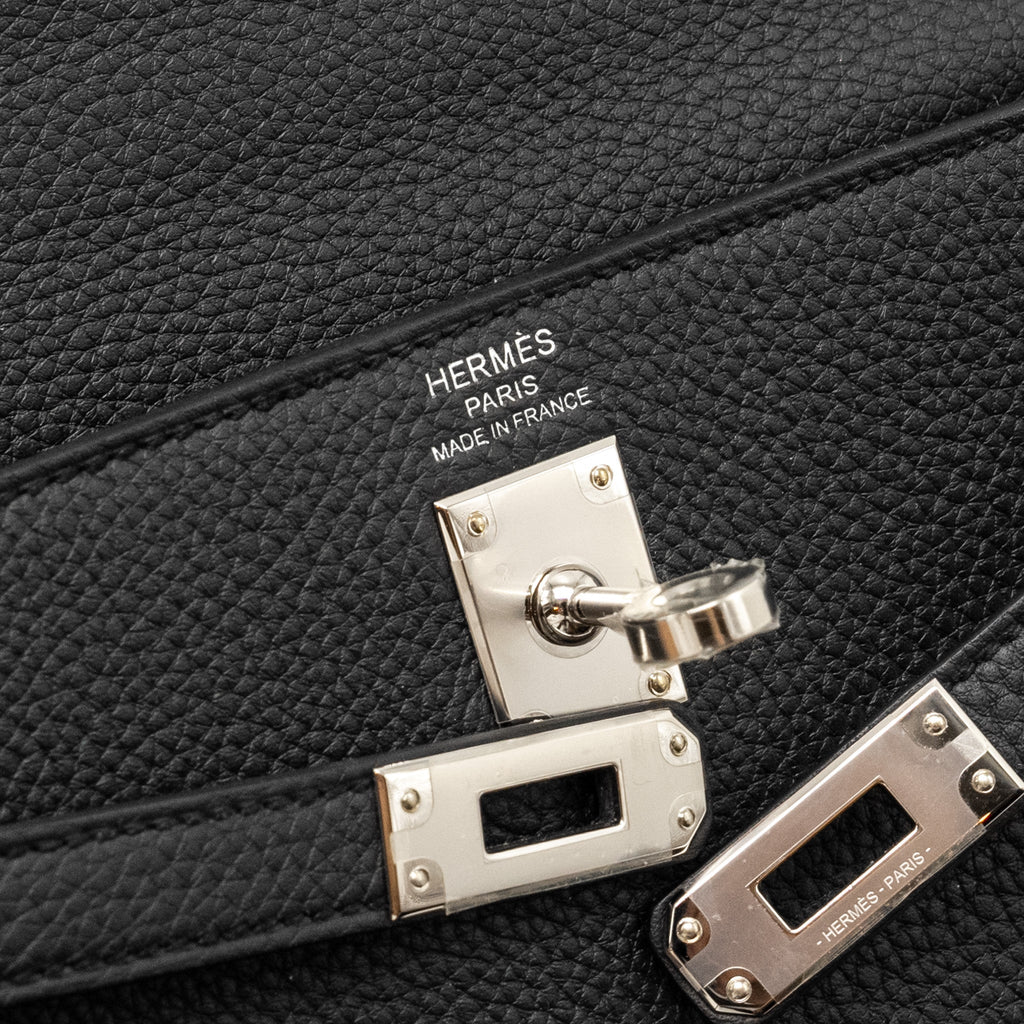 HERMES KELLY 25 TOGO BLACK SHW