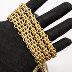 CHANEL MINI 2.55 REISSUE FLAP BAG AGED CALFSKIN BLACK BRUSHED GHW (MICROCHIP)