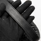 CHANEL 25C QUILTED HOBO BAG CAVIAR BLACK GHW (MICROCHIP)