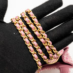 CHANEL 24P MINI KELLY/SHOPPING TOTE TWEED PINK/MULTICOLOUR GHW (MICROCHIP)