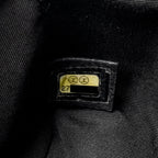 CHANEL CHEVRON SMALL BOY BAG CAVIAR BLACK GHW