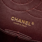 CHANEL LARGE 2.55 REISSUE FLAP BAG AGED CALFSKIN BLACK GHW