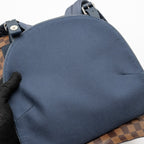 LOUIS VUITTON RUNNER BACKPACK DAMIER EBENE CANVAS/LEATHER SHW