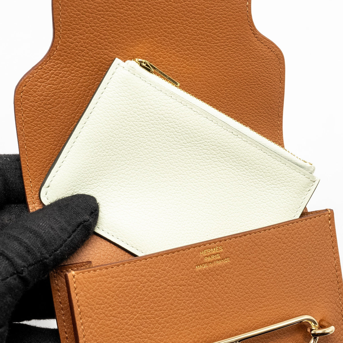HERMES ROULIS SLIM EVERCOLOR GOLD/VERT FIZZ LGHW