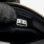 CHANEL 31 WALLET ON CHAIN SHINY CALFSKIN BLACK LGHW (MICROCHIP)