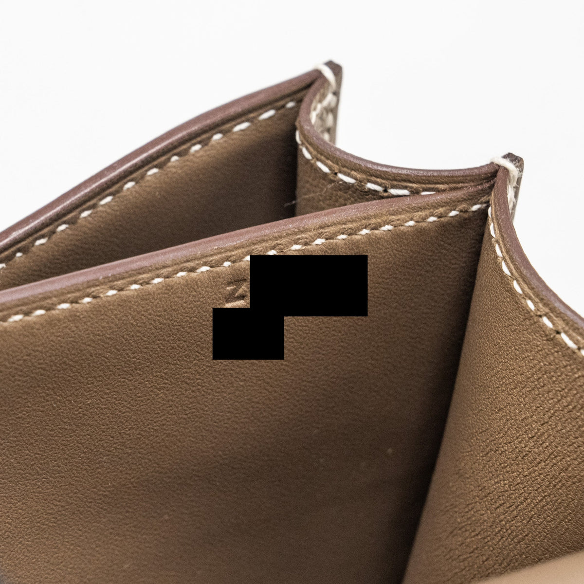 Hermes Mini Constance Epsom Etoupe SHW
