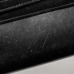 HERMES KELLY LONG WALLET BOX BLACK SHW