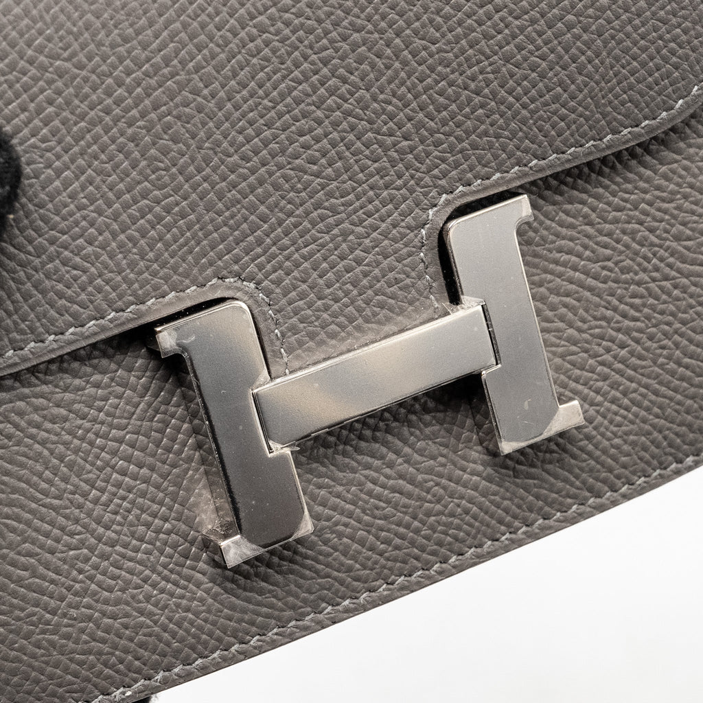 Hermes Constance Slim Epsom Gris Myer SHW