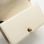 CHANEL SMALL BOY BAG CAVIAR WHITE LGHW