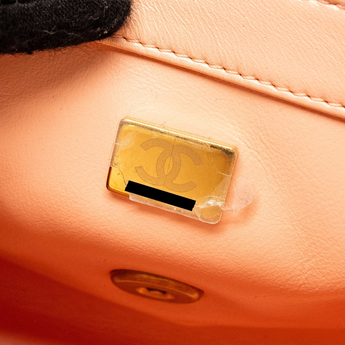CHANEL PEARL CRUSH MINI RECTANGULAR FLAP BAG LAMBSKIN PINK GHW (MICROCHIP)