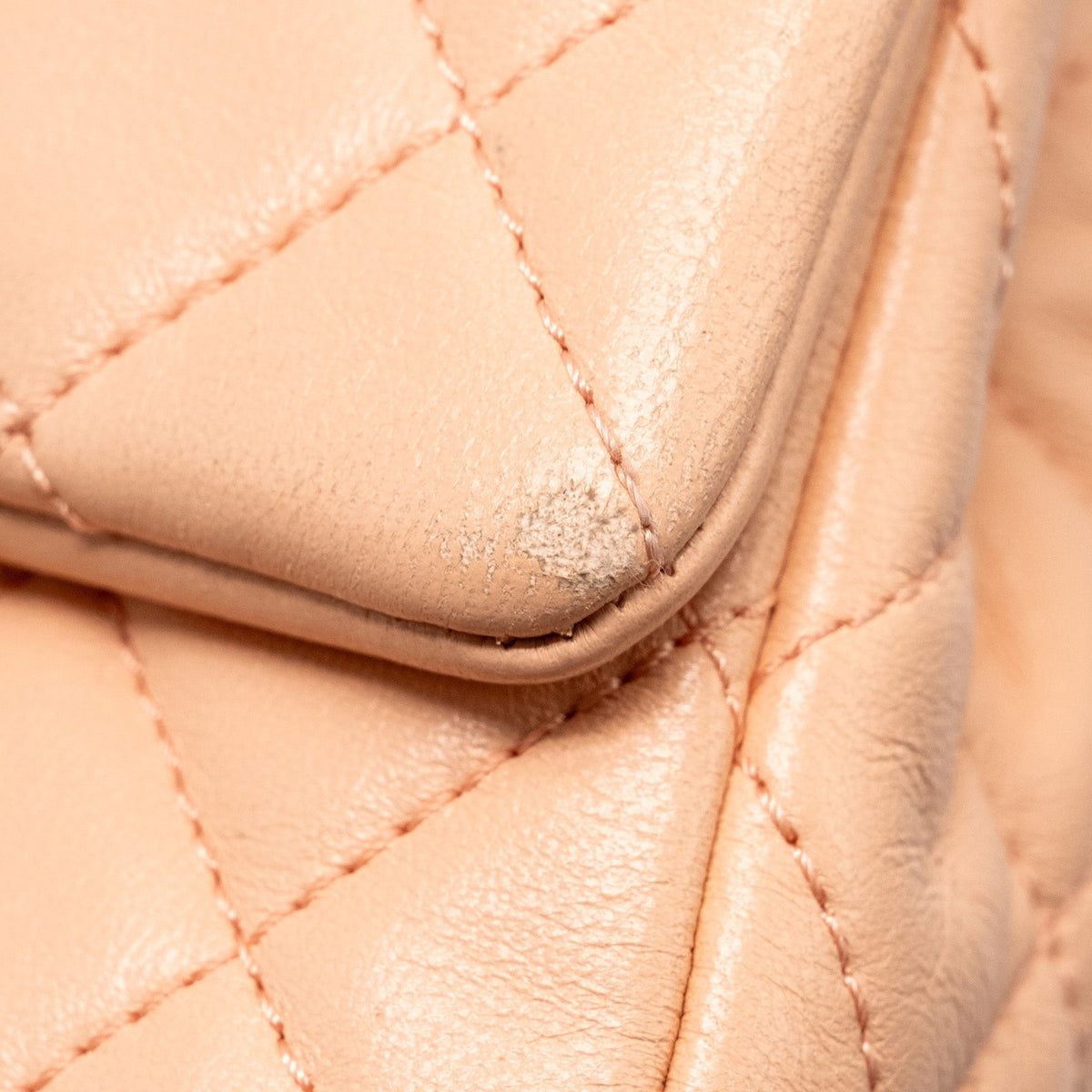 CHANEL PEARL CRUSH MINI RECTANGULAR FLAP BAG LAMBSKIN PINK GHW (MICROCHIP)