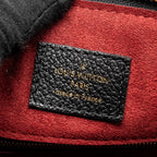 LOUIS VUITTON SPEEDY 25 BANDOULIERE BICOLOR MONOGRAM EMPREINTE BLACK GHW