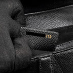 DIOR MEDIUM SADDLE BAG CALFSKIN BLACK GHW