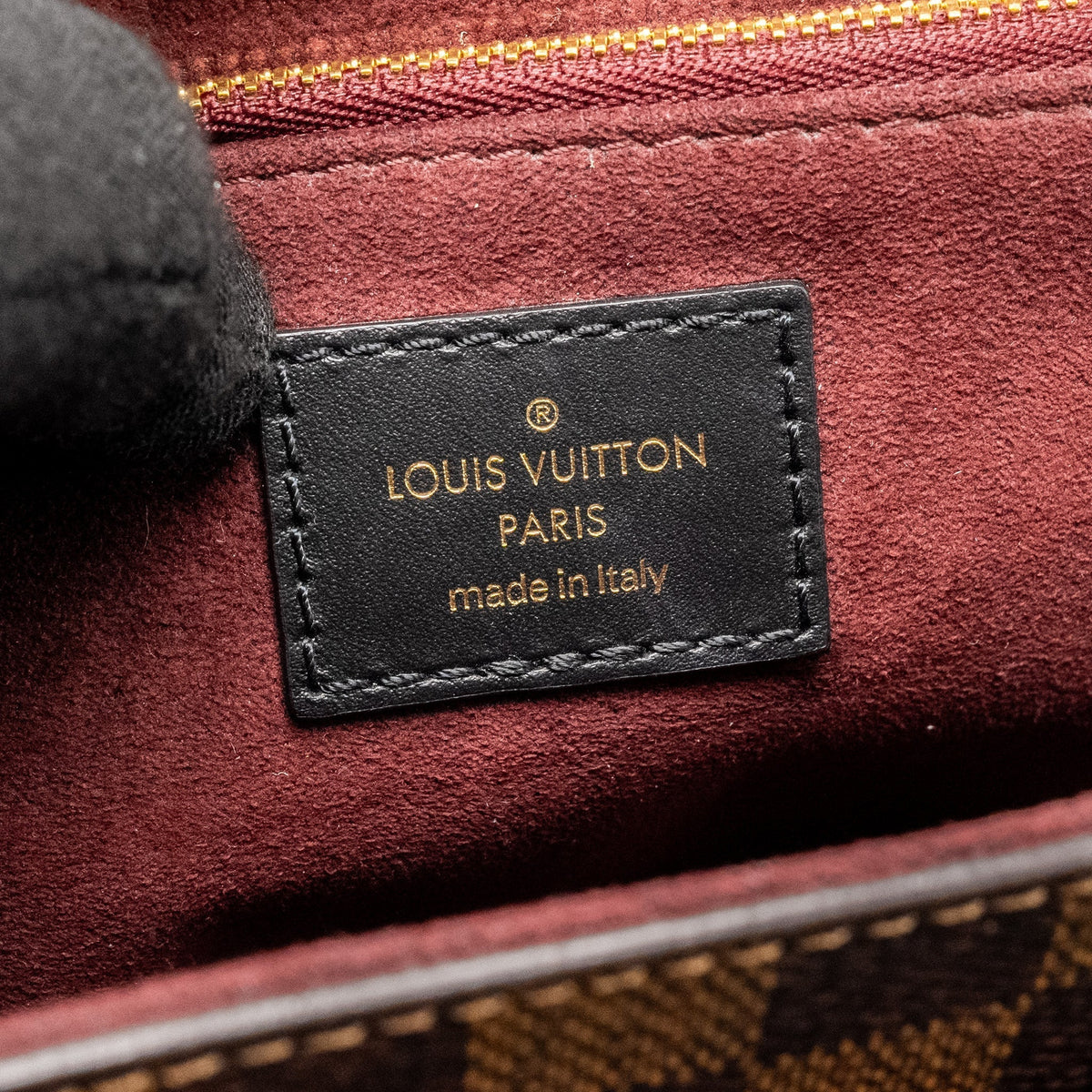 LOUIS VUITTON VAVIN PM DAMIER EBENE CANVAS GHW